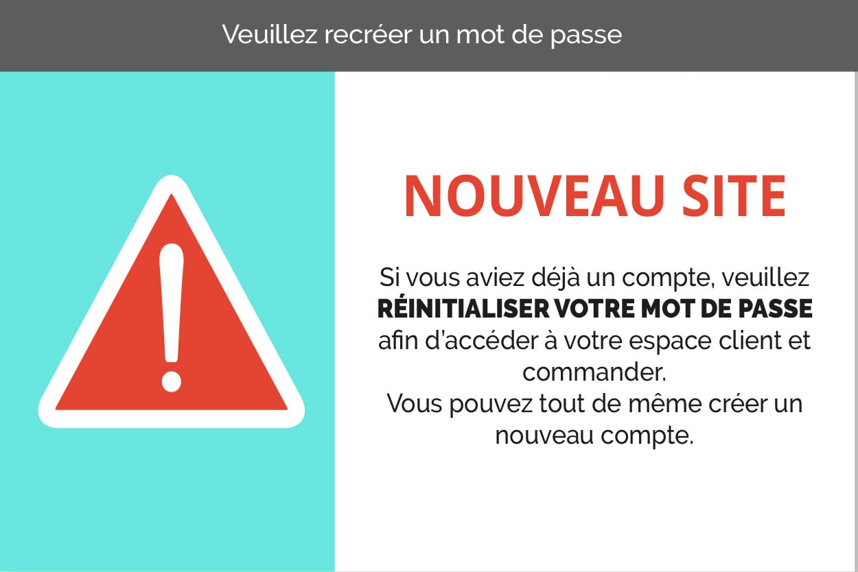 recréer mot de passe